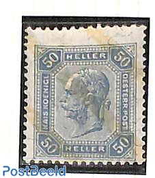 50h, perf. 13:13.5, with lack bars, Stamp out of set