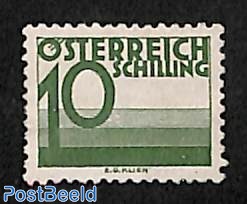 10sh, postage due, stamp out of set