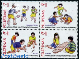Stamp Collecting Month, games 4v [+]