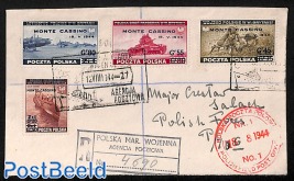 Cover from polish office Monte Cassino 
