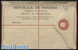 Registered Envelope, 10c red (200x125mm)