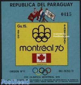 Olympic Games Montreal 76 s/s