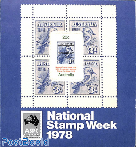 National stamp week booklet