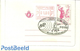 Letter card with special cancellation