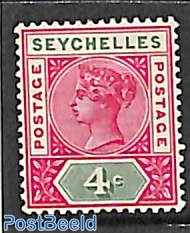 4c, Type II, Stamp out of set