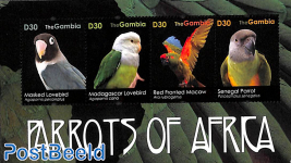 Parrots of Africa 4v m/s