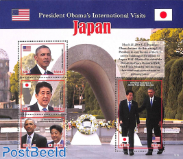 Pres. Obama visits Japan 4v m/s
