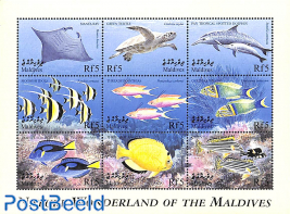 Nature wonderland of the Maldives 9v m/s