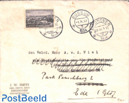 NVPH No. 267 on cover from Eindhoven to Bussum forwarded to Ede