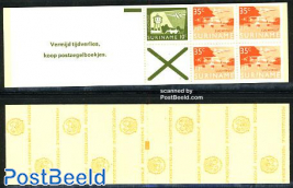 Definitives booklet with count block on cover