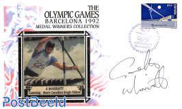 Special cover with autograph, G. Marriott