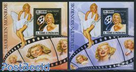 Marilyn Monroe 2x4v m/s (gold/silver)