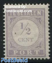 1/2c Postage due, perf. 12.5, Stamp out of set