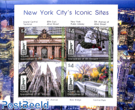 New York City Iconic Sites 4v m/s