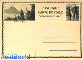 Illustrated postcard 10c, Castagnola