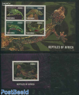 Reptiles of Africa 2 s/s