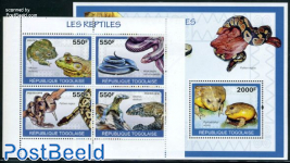 Reptiles 5v (2 s/s)