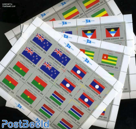 Flags 4 minisheets