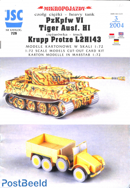 PzKpfw VI 'Tiger' Ausf. HI and Krupp Protze L2H143