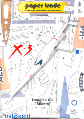Bouwplaat Douglas X-3 'Stiletto'