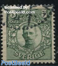 5o, WM-Crown, Stamp out of set