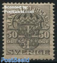 On Service 50o, WM crown, stamp out of set