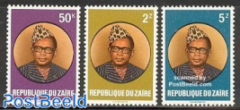 President Mobuto 3v
