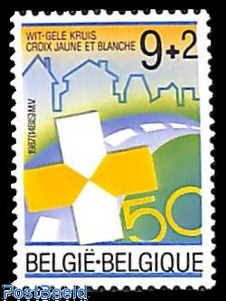 Yellow/white cross 1v