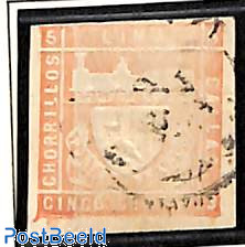 5c light dull red, used