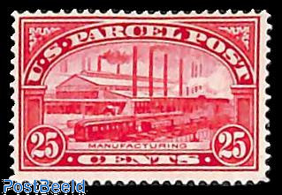 25c, Parcel Post, Stamp out of set