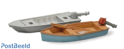 Fishing Boats Modern (2pcs) (Ready-made)
