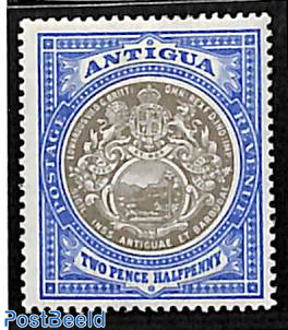 2.5p, WM Crown-CC, Stamp out of set
