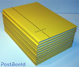 10 x Stockbook 8 pages Yelling Yellow