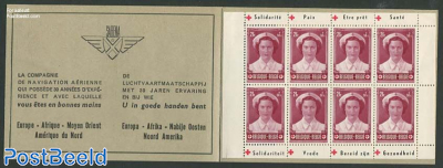 Red Cross booklet (with french text above)