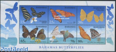 Butterflies of the Caribbean 6v m/s