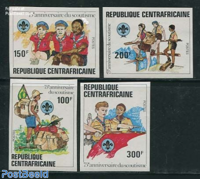 75 Years Scouting 4v, Imperforated