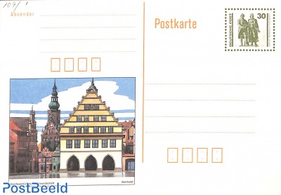 Postcard 30pf, Greifswald