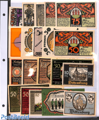 Notgeld Collection, 20 notes