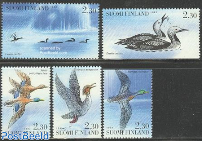 Water birds 5v (from booklet)