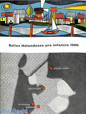 Original Dutch promotional folder from 1960, Child welfare, Spanish language