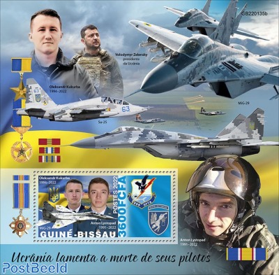 Ukraine mourns its pilots