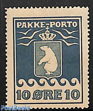Pakke Porto 10o, perf. 11.25, Stamp out of set