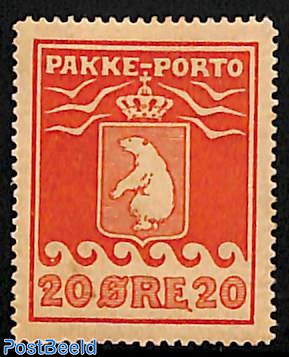 Pakke Porto 20o, perf. 11.25, Stamp out of set