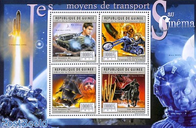 Transport in movies 4v m/s