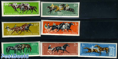 Horse sports 7v imperforated