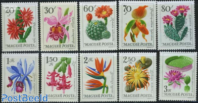 Botanic garden flowers 10v