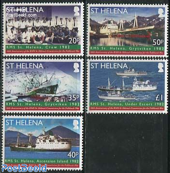 RMS St. Helena 5v