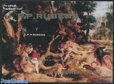 Rubens painting s/s, Imperforated