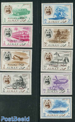 Definitives, transport 9v