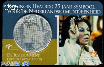 10 euro Koningin Beatrix coincard